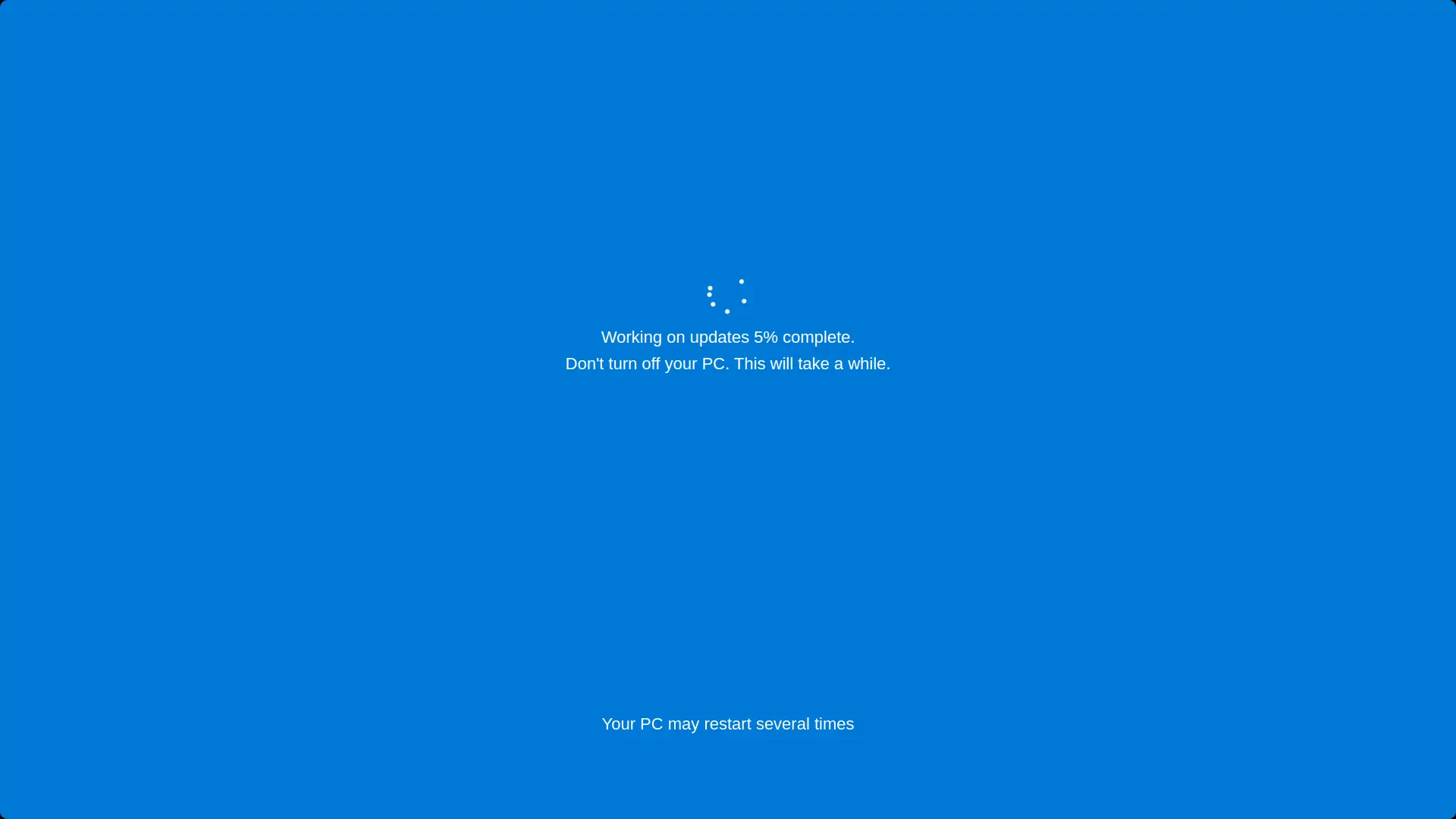 hackerScreen windows xp update